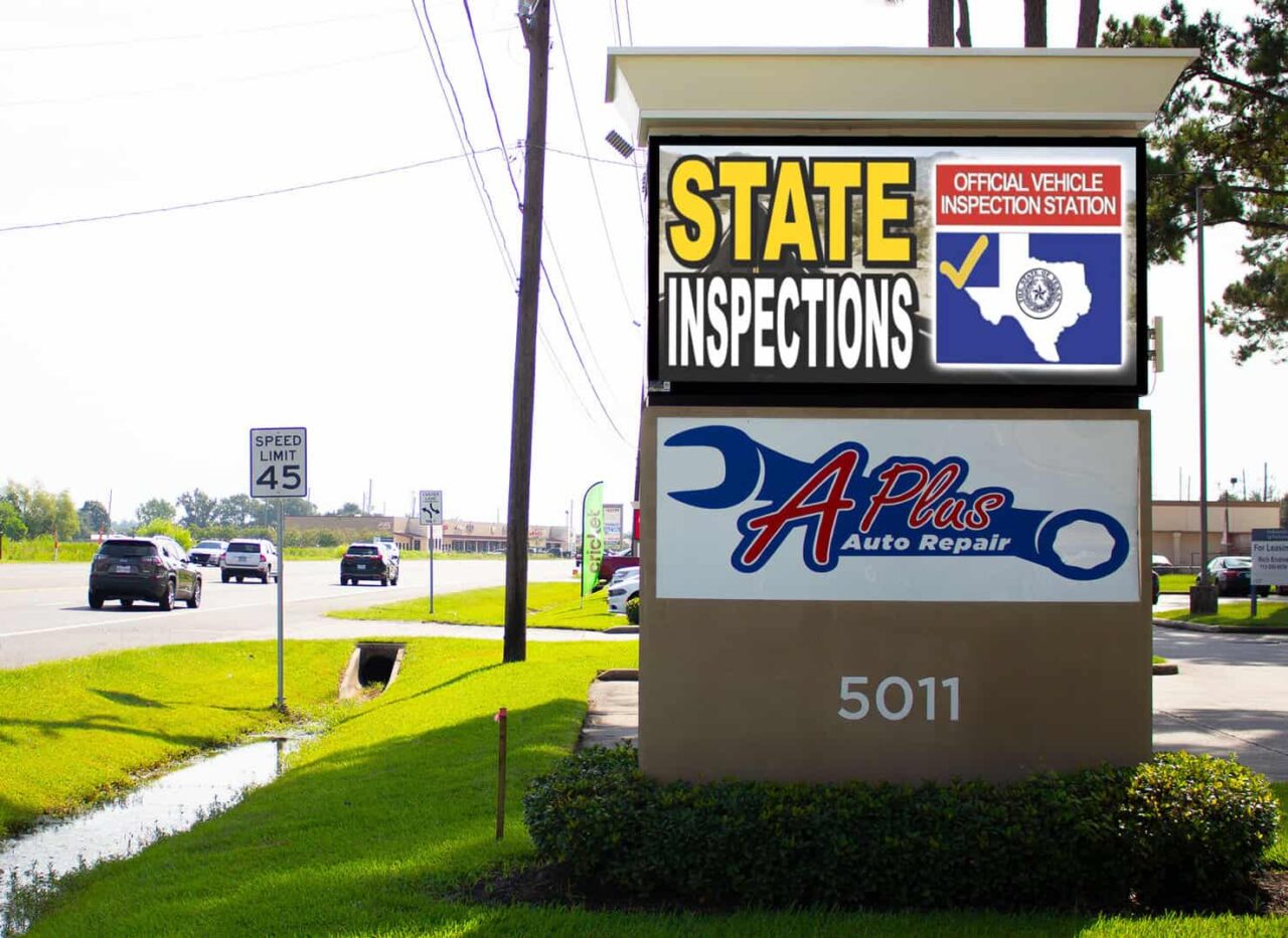 A Plus Auto Repair • LED Partners Digital Displays Sign Company