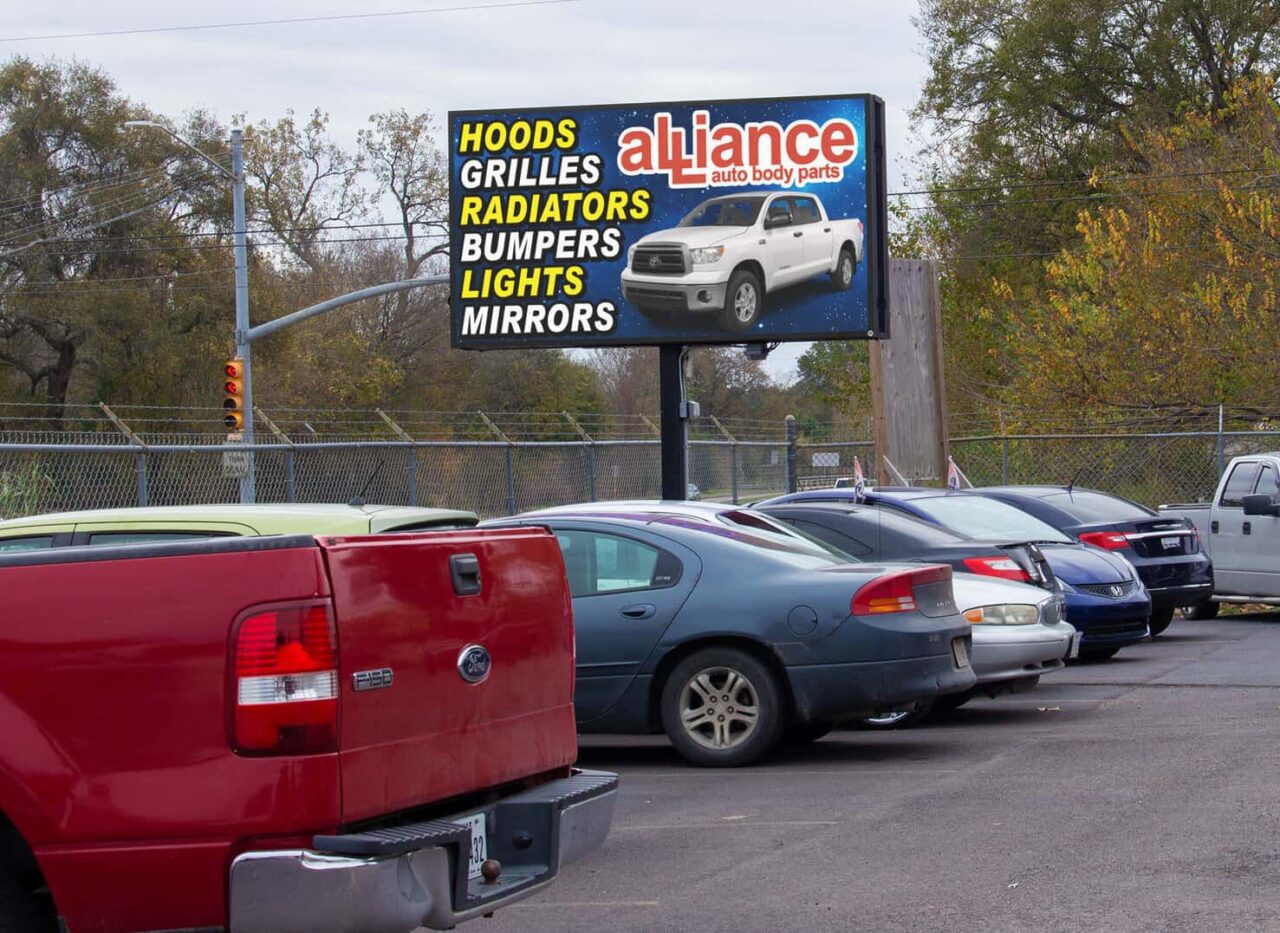 Alliance Auto Body Parts LED Partners Digital Displays