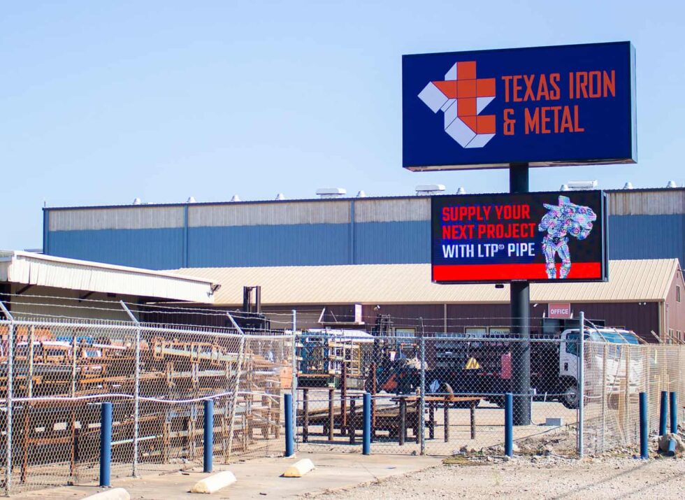 Texas Iron & Metal • LED Partners Digital Displays Sign Company