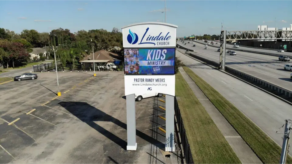 Lindale Church Led Outdoor Signage