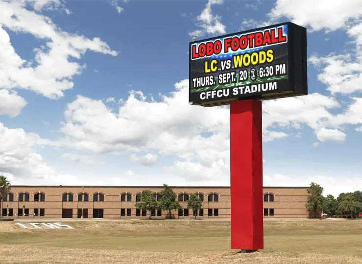 Langham-Creek-High-School-Full-Color-LED-Display