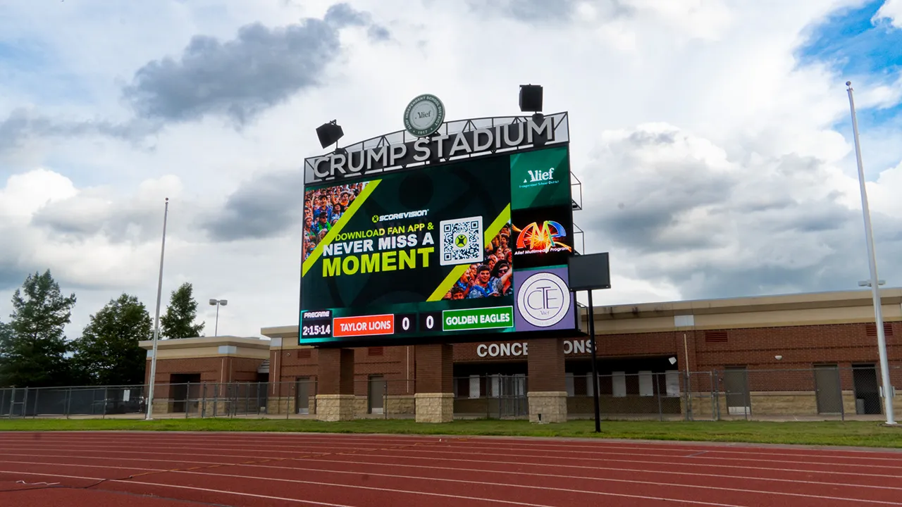 LED scoreboard for schools